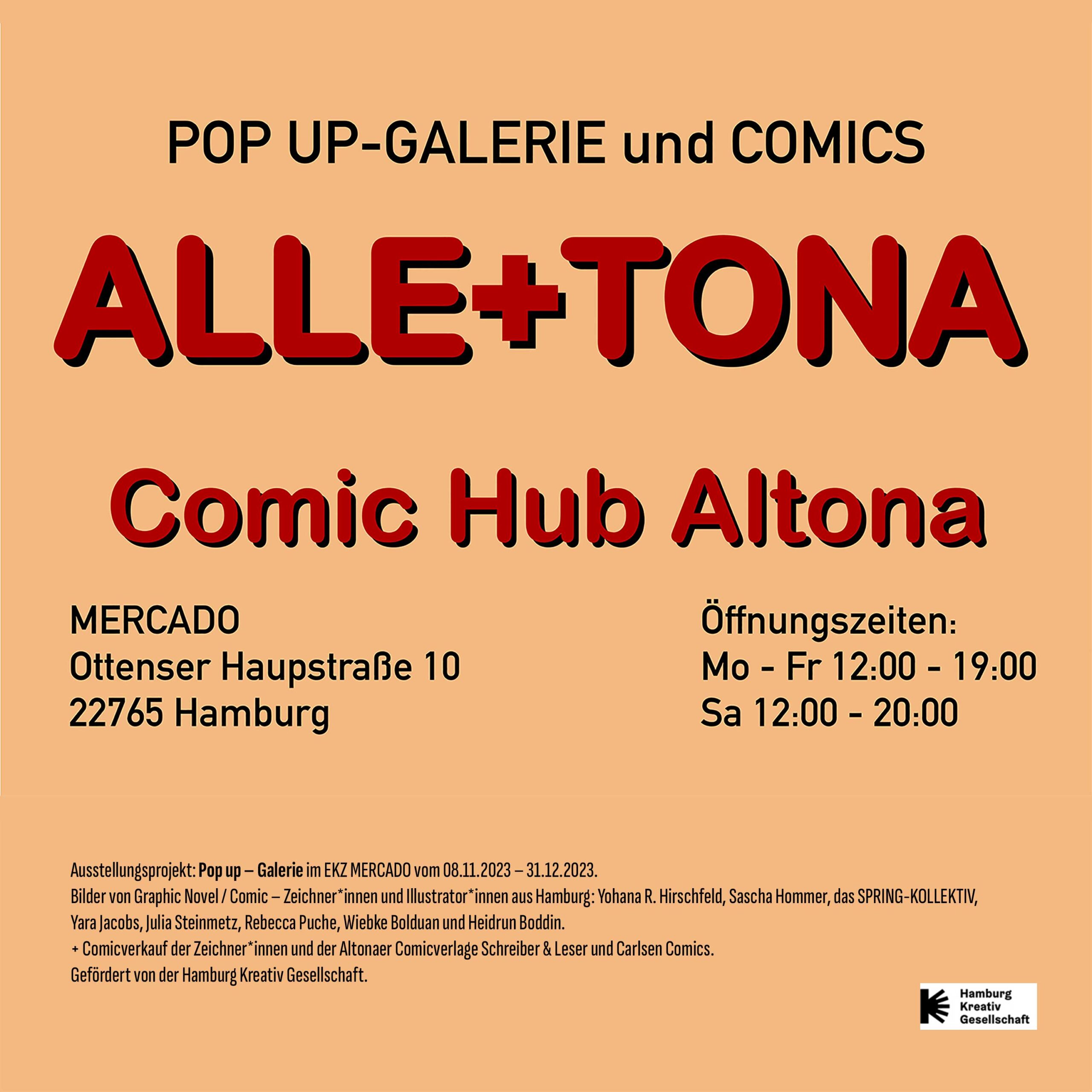 ALLE+TONA Comic Hub Hamburg-Altona Mercado 2023