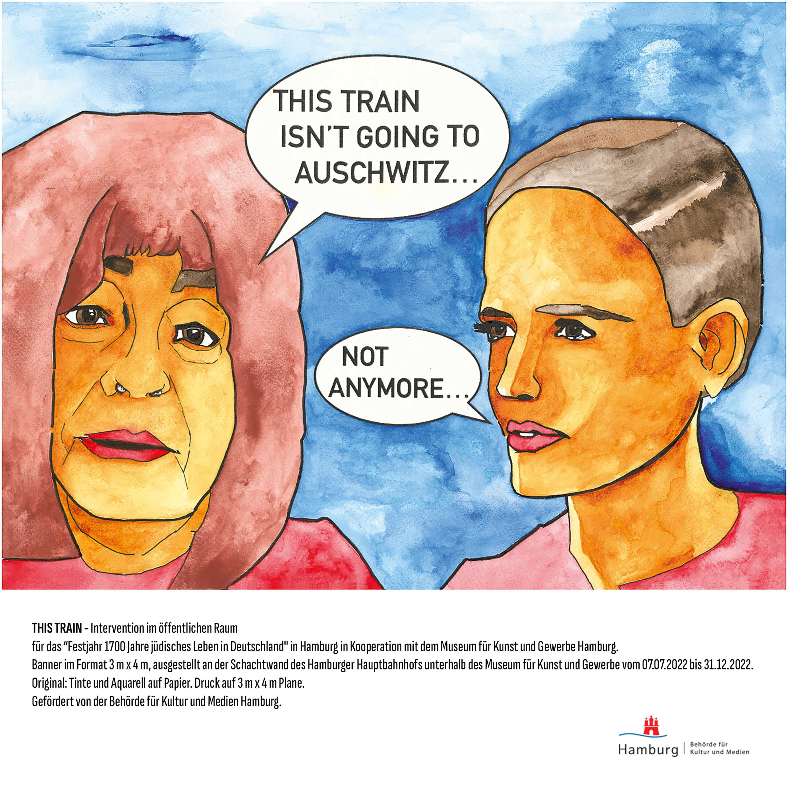 This Train - Yohana R. Hirschfeld - Ausstellung Alle + Tona Comic Hub in Hamburg-Altona